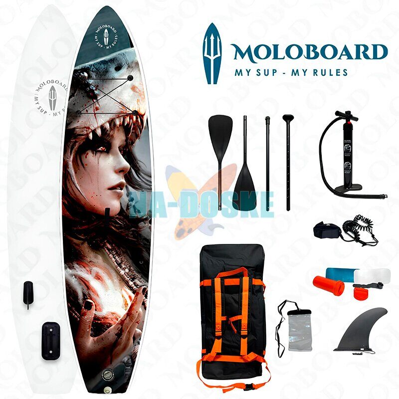 доска надувная MoloBoard Shark Baby 11'