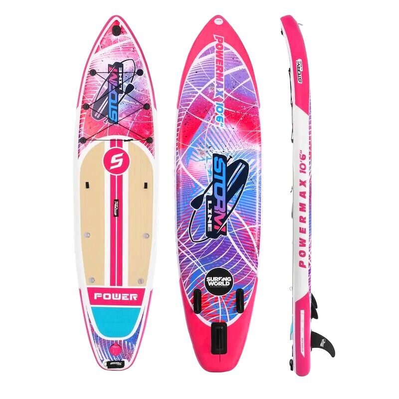 Sup доска надувная Stormline PowerMax 10.6 Woman Edition Pink для плавания