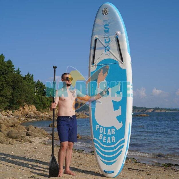 Надувной сап FunWater Polar Bear 10'6 с веслом