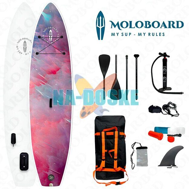 Надувная доска для sup бординга MoloBoard Paints 11'