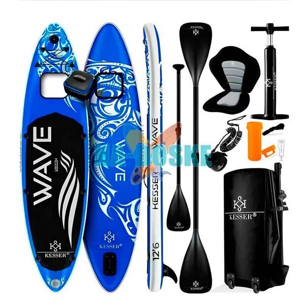 Sup серфинг доска Kesser Wave View 12'6 Blue