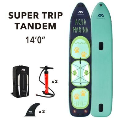 Универсальная sup доска Aqua Marina Super Trip Tandem 14’0 2023