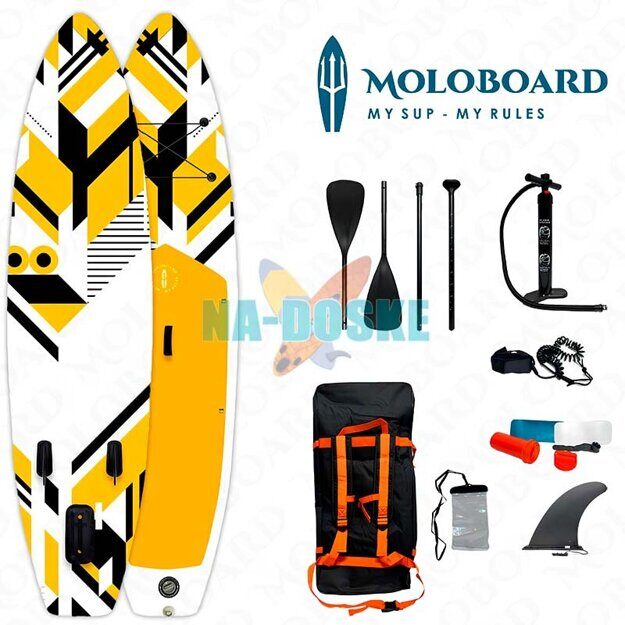 Сапборд надувной MoloBoard Pro Design 12'6 Yellow