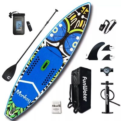 Надувной sup board FunWater 11 (MySup, Feath-R-Light) Monkey