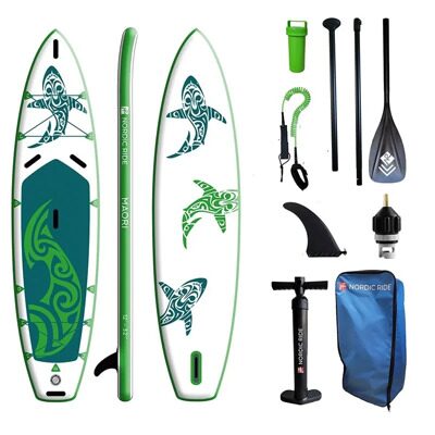 Универсальная sup доска Nordic Ride Maori 12' Green