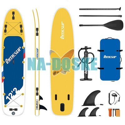 Универсальная сап доска Lime Sup Travel 12'2 Yellow